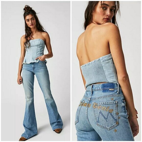 💕MOTHER SUPERIOR💕 MOTHER x BOWIE The Super Cruiser ~ The Jean Genie 30 NWT - Picture 4 of 17